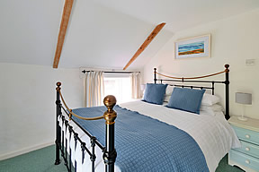 Waterside Cottage - double cast iron bed