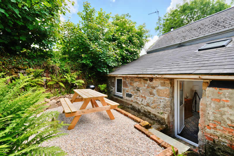 Patio behind Farm Cottage