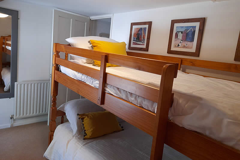 Bunk beds in second bedroom