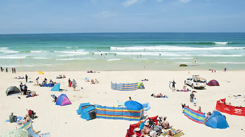 Holiday Cottages near the sandy family beaches of St Ives, Cornwall